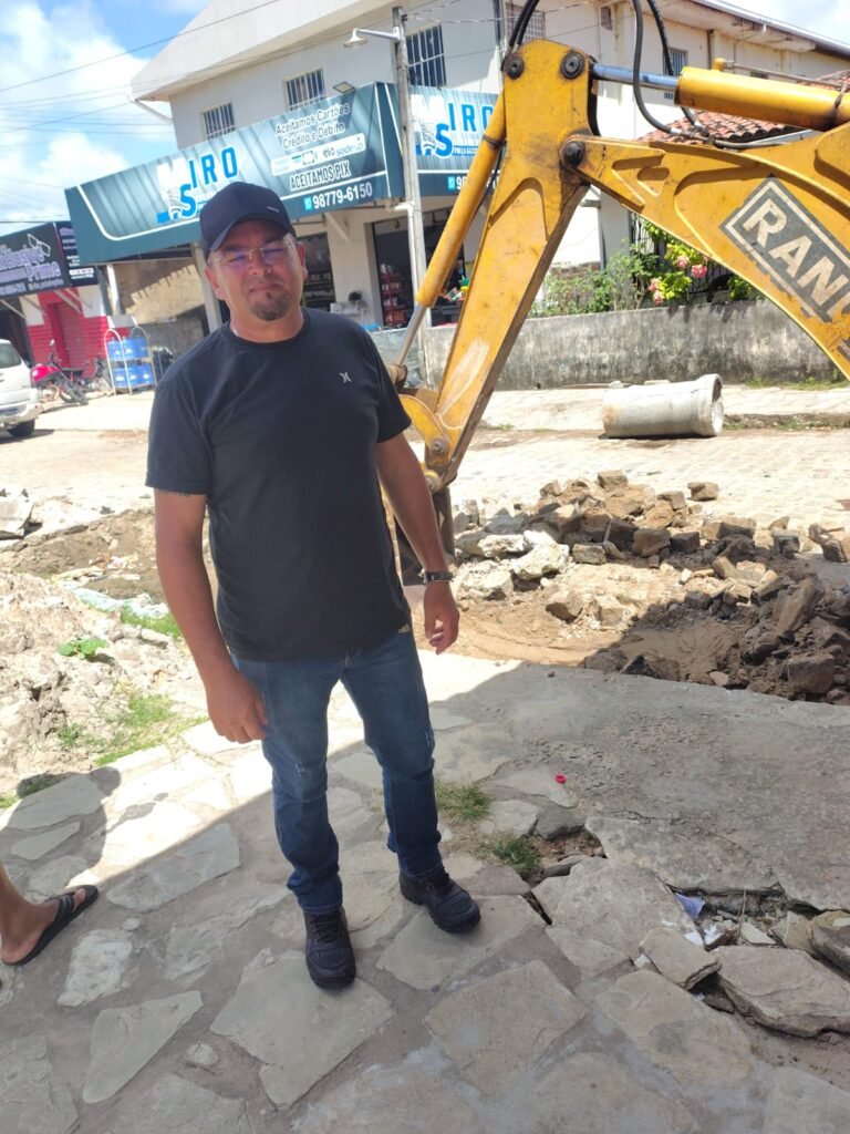 Secretário Cumpre Missão E Acompanha “in Loco” Obras De Infraestrutura Em Fagundes. Vereador Elton Gomes Parabeniza Ação Da Prefeitura
